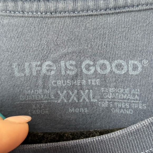 Life is Good Crusher Tee – Guitar Beach Graphic  size XXXL - Picture 5 of 5